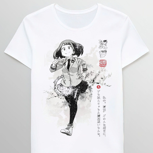 Remera Ochaco Uraraka Japan Ink 39908810