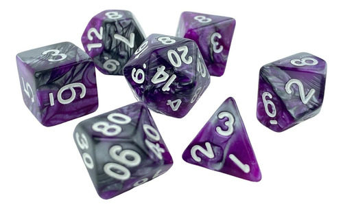 Juego De Mesa Familiar D10 D20 De Dados Acrílicos Novedosos