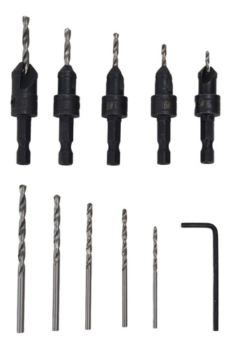 Kit De Herramientas Para Taladrar Chaflanes, Juego De Brocas