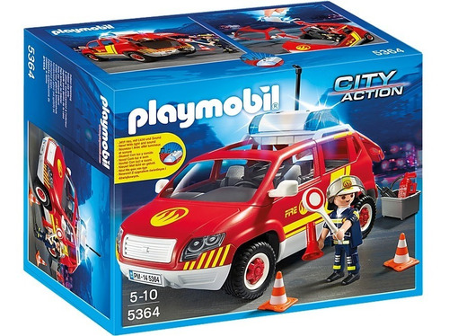 Playmobil City Action Coche De Bombero Con Luz 5364