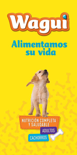 Imagen 5 de 5 de Alimento Balanceado Wagui Perros Cachorros X 1,5 Kg