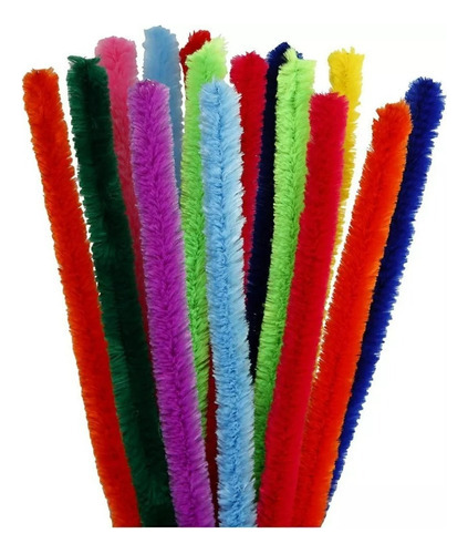 Limpia Pipas De 30 Cm  Pack 100 Und Colores Surtidos Nuevas