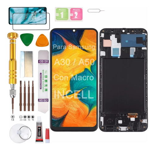 Pantalla Para Samsung A30 A50 Display Con Macro (incell)