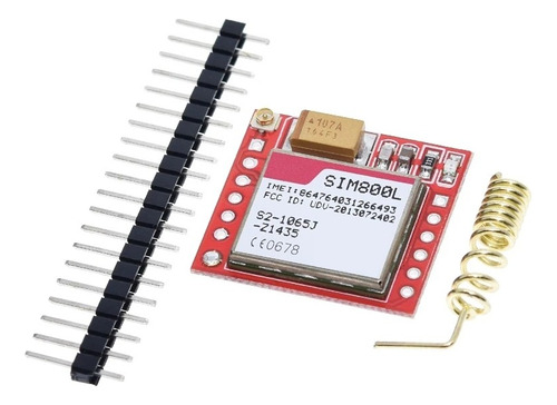 Módulo Arduino Sim Gprs Gsm Cuatro Bandas Ttl  Emn