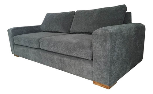 Sillon Sofa 3 Cuerpos De 1,90mts En Chenille Premium