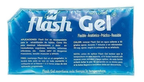 Imagen 1 de 6 de Gel Pack Frio Calor Reusable Flash Terapeutico Lesion Cuotas