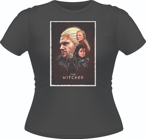 Polera Mujer Algodon Premium The Witcher Serie