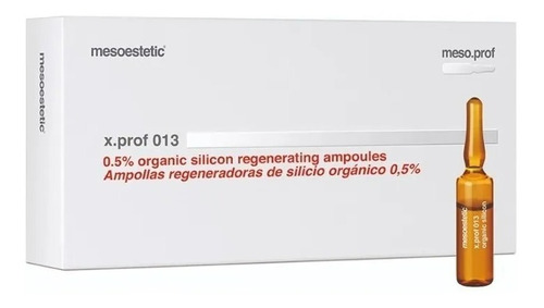 20 Ampollas De Silicio Organanico 1% - Mesoestetic