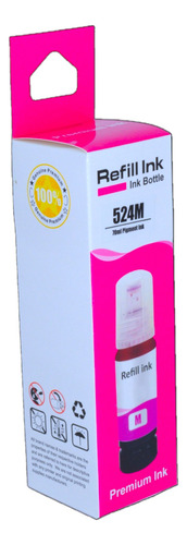 Tinta T524 Magenta Alternativa 70ml Para L6490 L15150 L15160