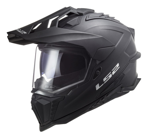 Casco Para Moto Ls2  Mx701 Explorer Solid Negro Mate