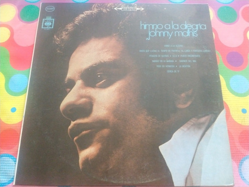 Johnny Mathis Lp Himno A La Alegria Z