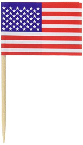 Pkgd U S Flag Picks (50 / Pkg)