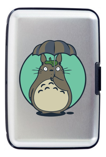 Billetera Compacta Totoro Tarjetero Alumin Porta Doc 