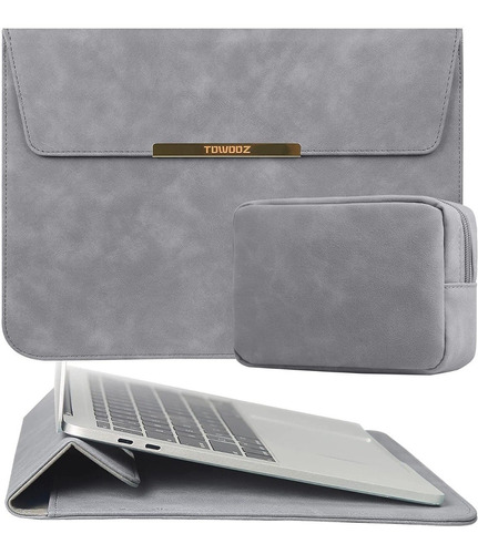 Funda Macbook Air Pro 13 A 14 PuLG Gris