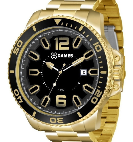 Relógio X-games Masculino Dourado - Xmgs1019 P2kx