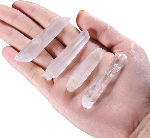 Fragmentos De Cuarzo De Vidrio Transparente De 0.45 Lib...