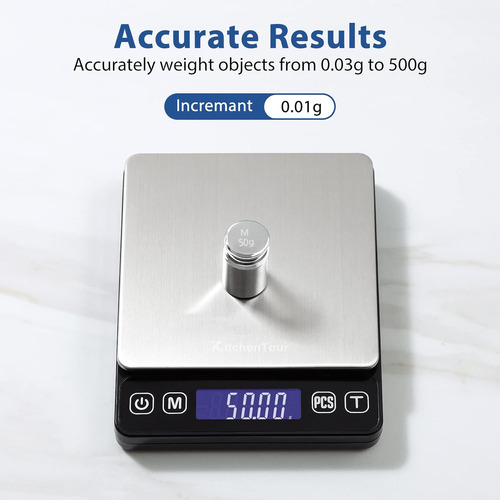 Báscula Digital De Cocina De Alta Precisión Con Pantalla Lcd