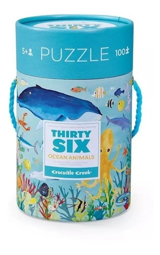 Rompecabezas Puzzle 100pz Animales Marinos Crocodile Creek