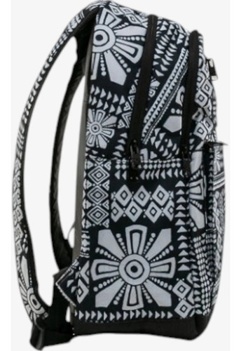 Mochila Roxy Here You Are Printed Negro Blanco Default Title