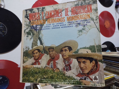 Hermanos Mondragón Canciones Michoacán Vinilo,lp,acetato 