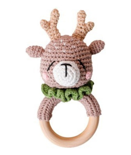 Sonajero Mordedor De Crochet Amigurumi - Animales