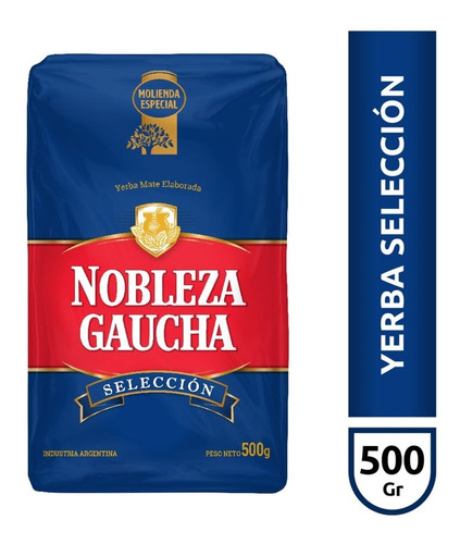 Yerba Mate Nobleza Gaucha Seleccion 500grs Pack 6 Unidades
