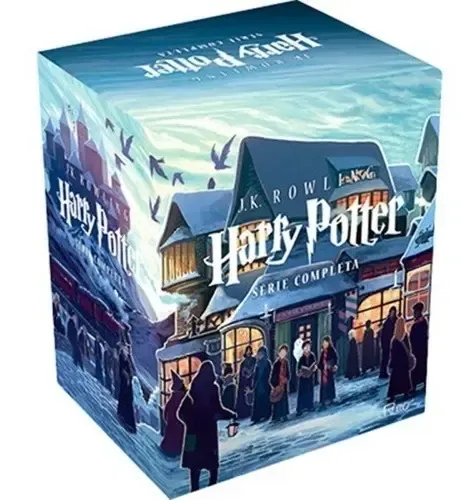 Box Livros Harry Potter Coleção 7 Volumes -novo E Lacrado