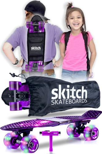 Skitch Full Skateboard For Kids 6-8 8-10 4-6 6-12 Years Old