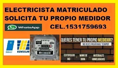 Imagen 2 de 5 de Electricista Matriculado
