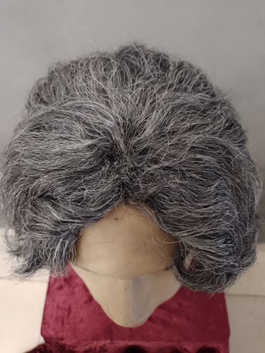Peluca Hombre Canoso Gris Viejo