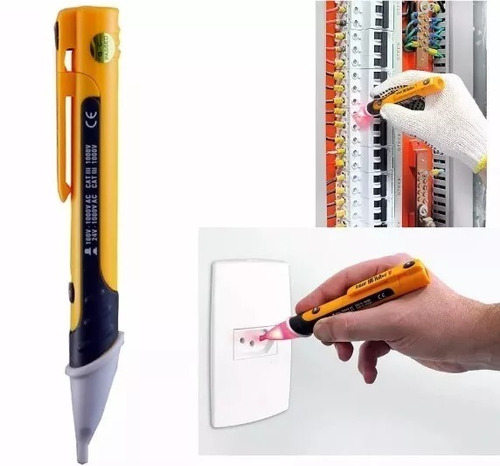 Imagem 1 de 5 de Detector De Tensão Hikari Hk-volt ... Sem Contato Elétrico!!