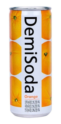 Bebida Coreana Gasificada Demisoda Naranja 250ml 