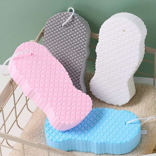 4 Esponja De Ducha Exfoliante Para Una Piel 4 Piezas
