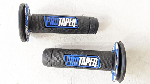 Puños Manoplas Pro Taper Negro /azul Calidad Premium
