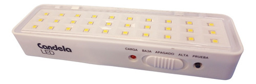 Candela Luz De Emergencia 30 Leds 3w Recargable Color Blanco 220v