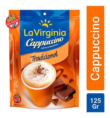 Imagen 1 de 1 de Cafe Cappuccino Tradicional La Virginia Repuesto X 125 Gr