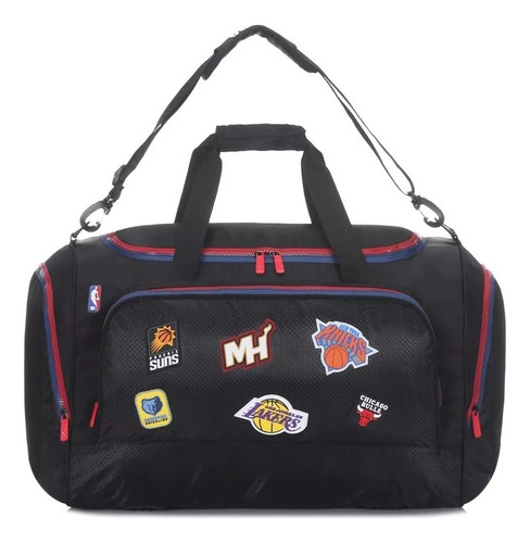 Bolso Deportivo Viaje Nba Basquet Urbano Gym Bolsillo Correa