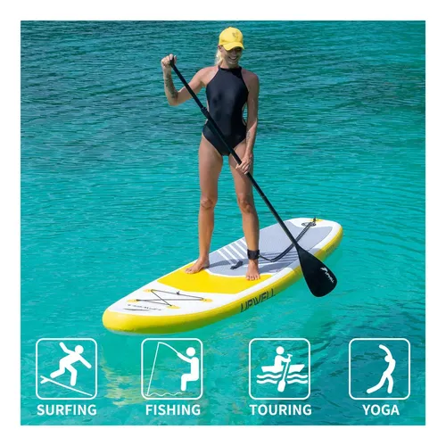 Tablero De Paleta De Pie Inflable De Aguas Ascendentes Sup