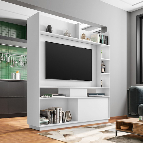 Estante Home Divisor De Ambientes Para Tv Até 50 Pol. Versus