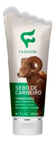 Creme Tradicional Sebo De Carneiro Fashion 200ml Tipo De Embalagem Caixa Fragrância Ureia E Cacau