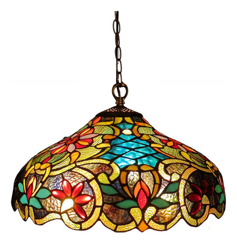 Leslie Tiffany-style Lampara Techo Victoriana Luz Cm