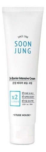 Etude House -- Soon Jung 2x Barrier Intensive Cream 60ml Tipo de pele Todo tipo de pele