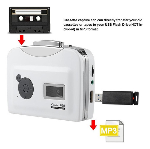 ¡ Cassette Portátil Cinta A Mp3 Convertidor Usb Flash Drive