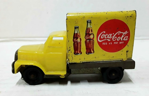 Antiguo Camión De Juguete De Coca Cola. Origen Japón 