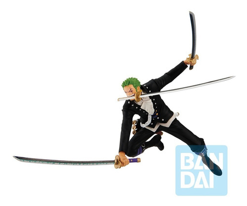 Figura Ronronoa Zoro Ichibansho Banpresto One Piece Red Band