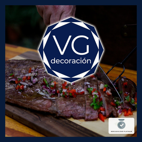 Imagen 10 de 10 de Juego Asador Accesorios Kit Asado Set Parrillero X5