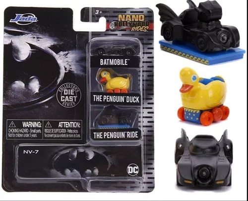 Batimovile Batman Hollywood Rides Set Nano Jada Esc 1:74