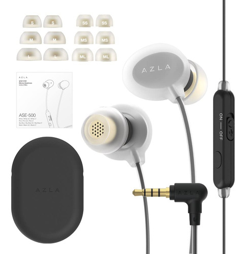 Azla Ase-500 Auriculares De Silicona (negro)