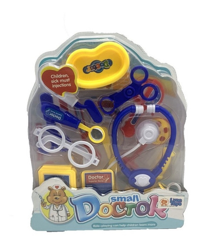 Set De Doctor Blister Doble Con Accesorios Art 8601b