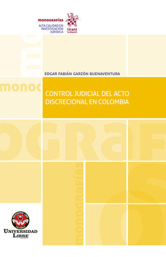 Libro Control Judicial Del Acto Discrecional En Colombia ...